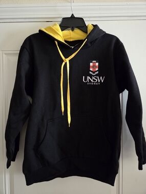 University of New South Wales Black & Yellow Hooded Sweatshirt
